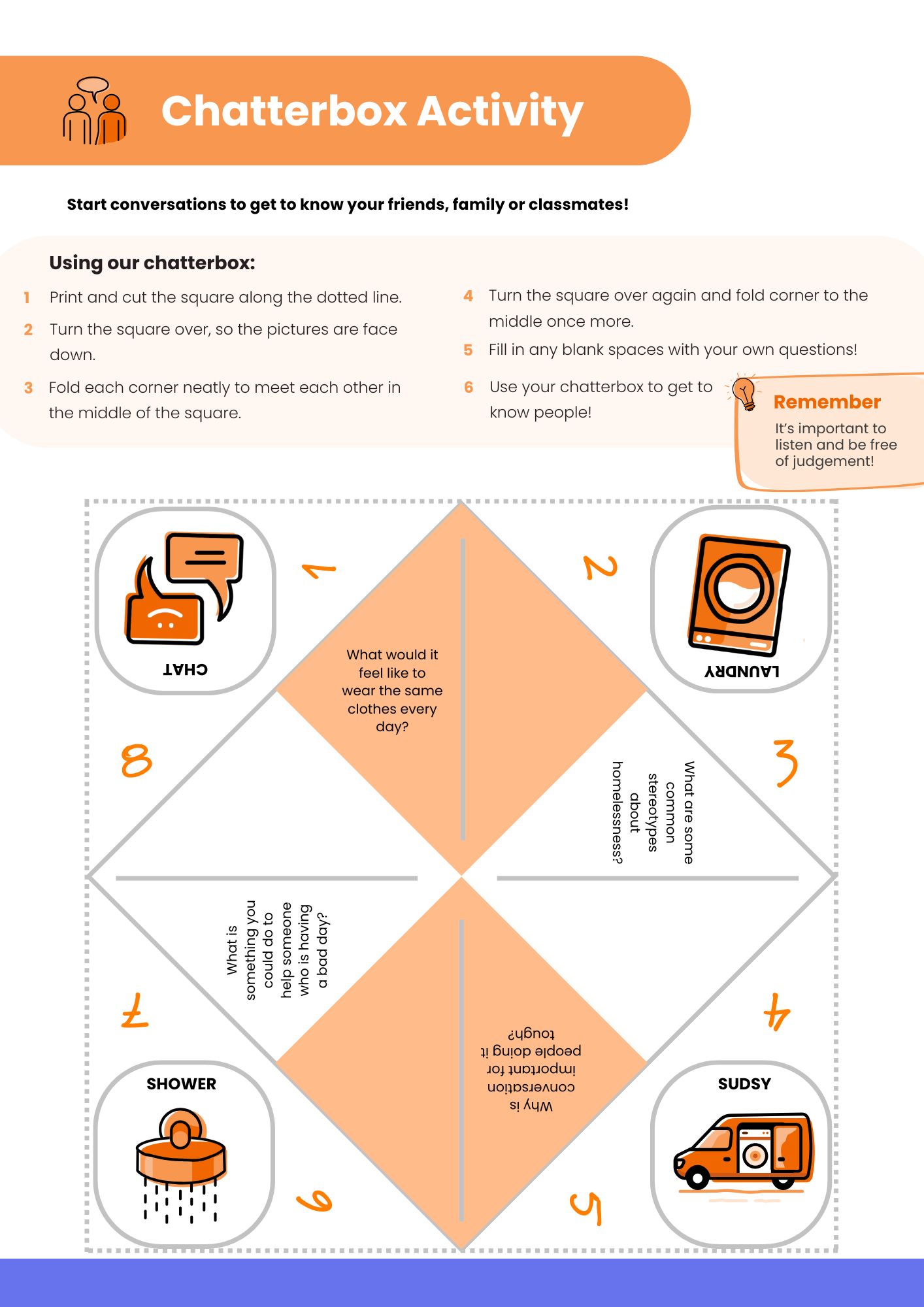 Chatterbox Activity