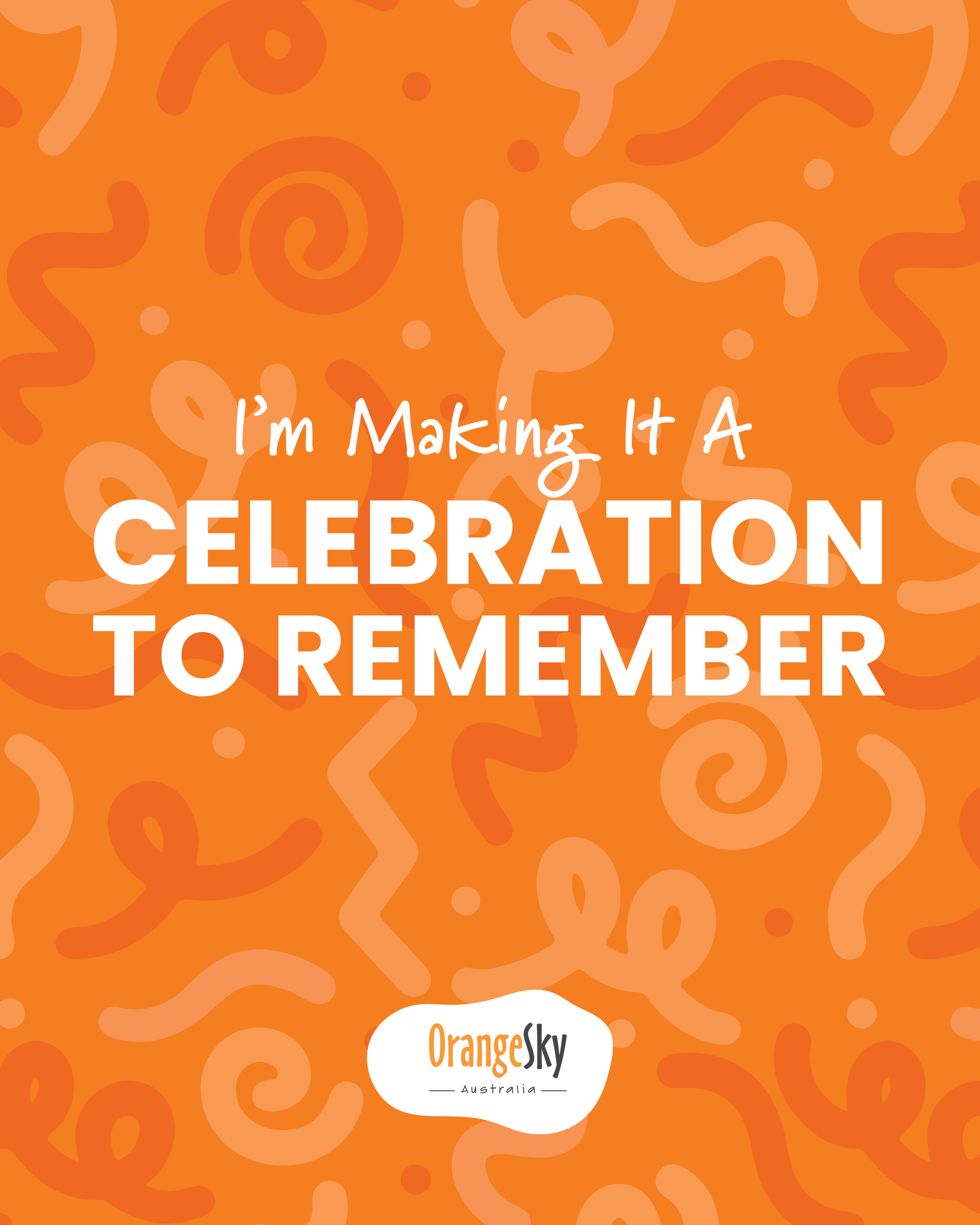 Celebrate Social Tile - I'm Making It A Celebration