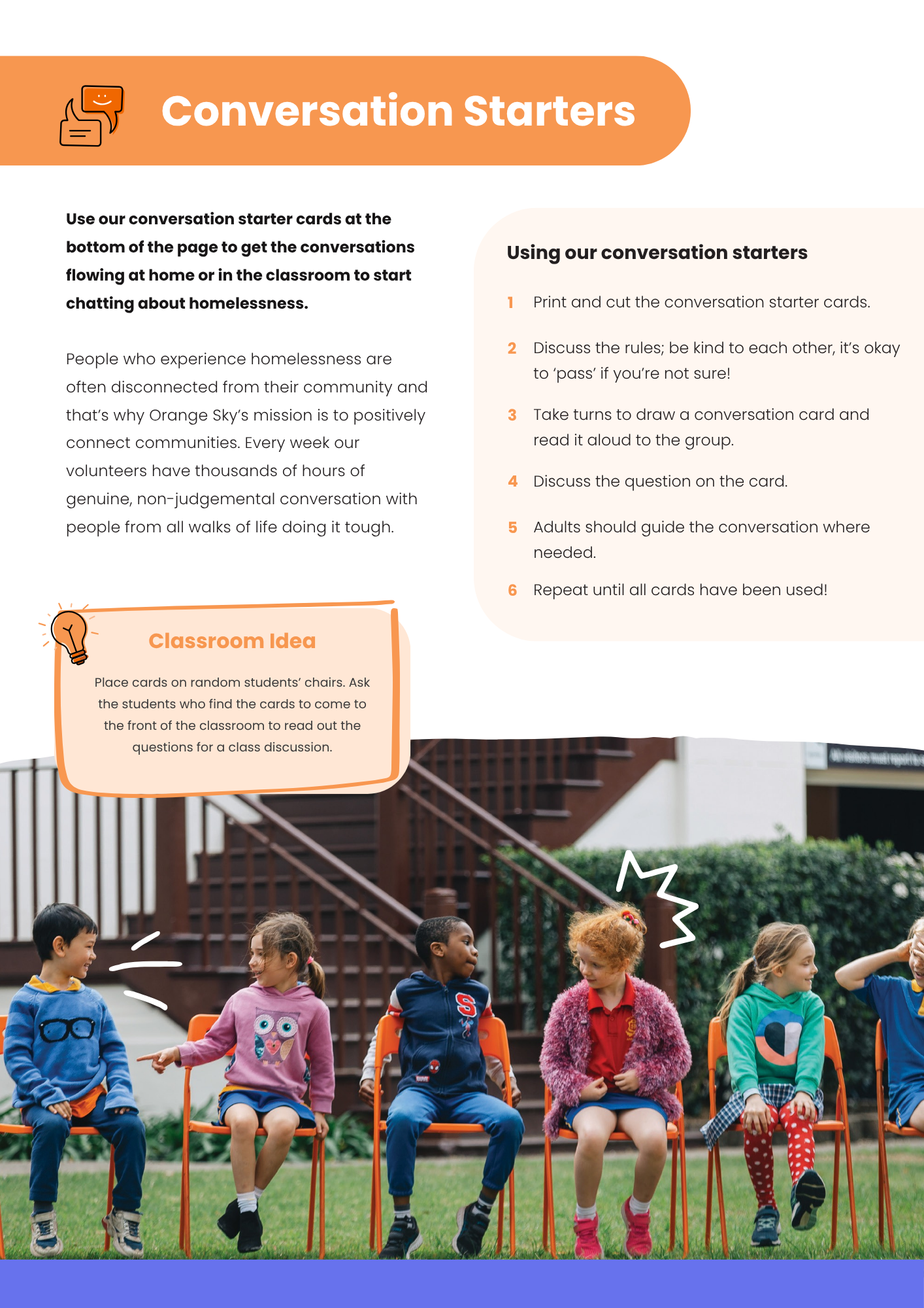 Conversation Starters Activity